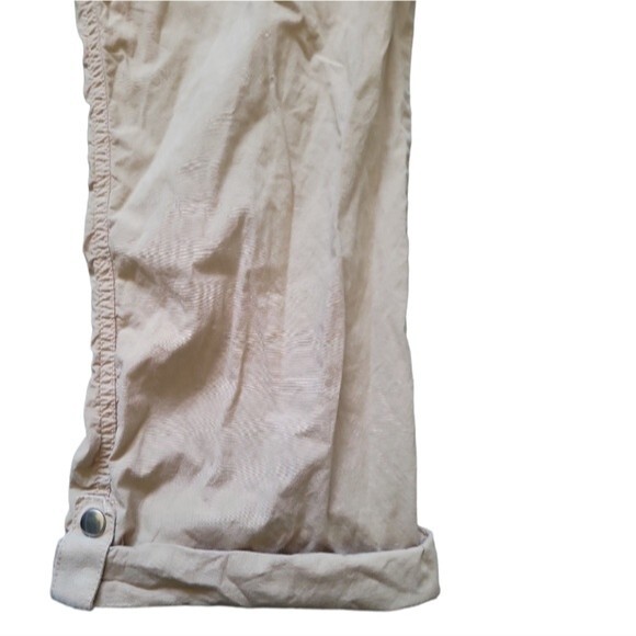 Sanctuary Tan Cargo Roll Up Cropped Pants - 29 - Picture 3 of 10